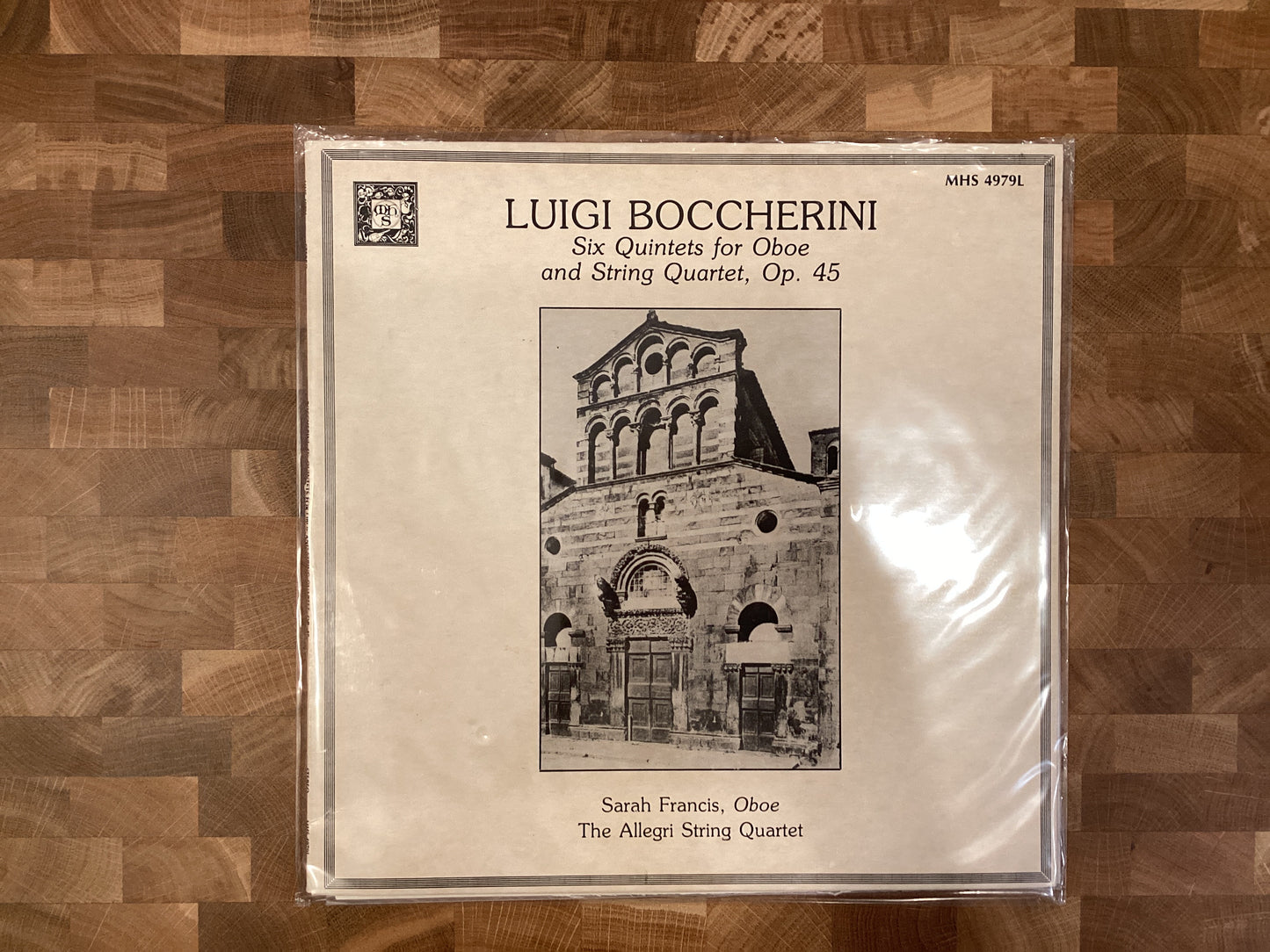 Six Quintets for Oboe and String Quartet, Op. 45 - Luigi Boccherini - Used Vinyl