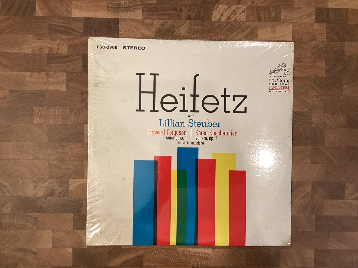 Howard Ferguson Sonata No. 1 & Karen Khachaturian Sonata Op. 1 - Heifetz - Used Vinyl