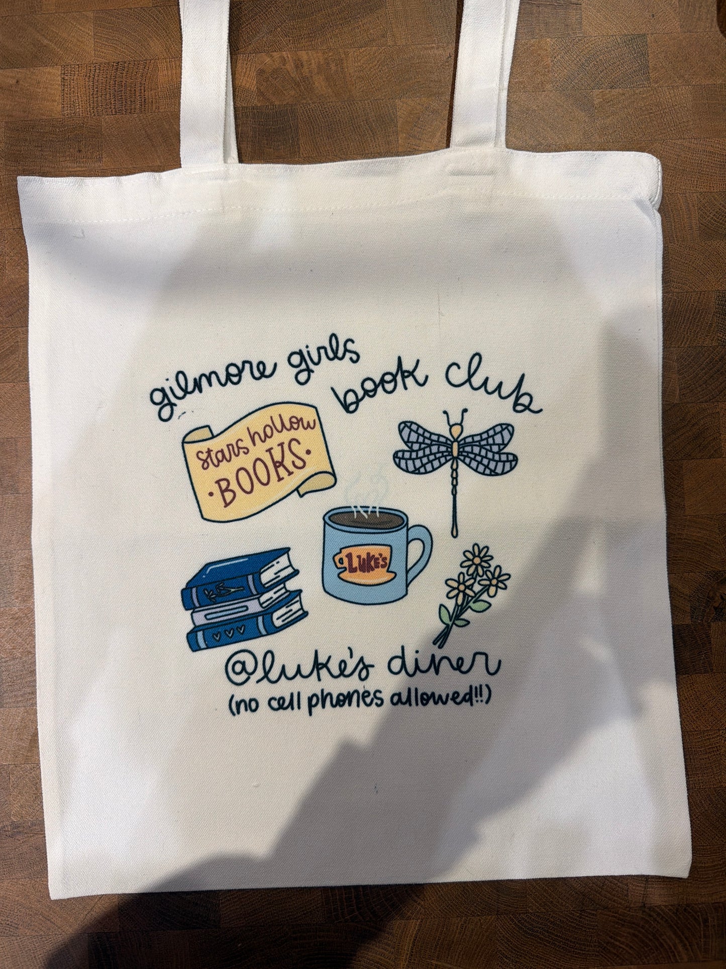 Gilmore Girls Book Club @Luke’s Diner (No Cell Phones Allowed!!) Tote Bag