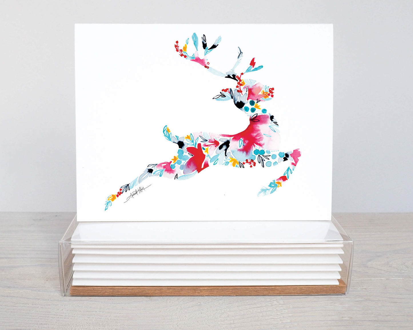 Amanda Klein Co. - Holiday Reindeer Notecard Stationery Set