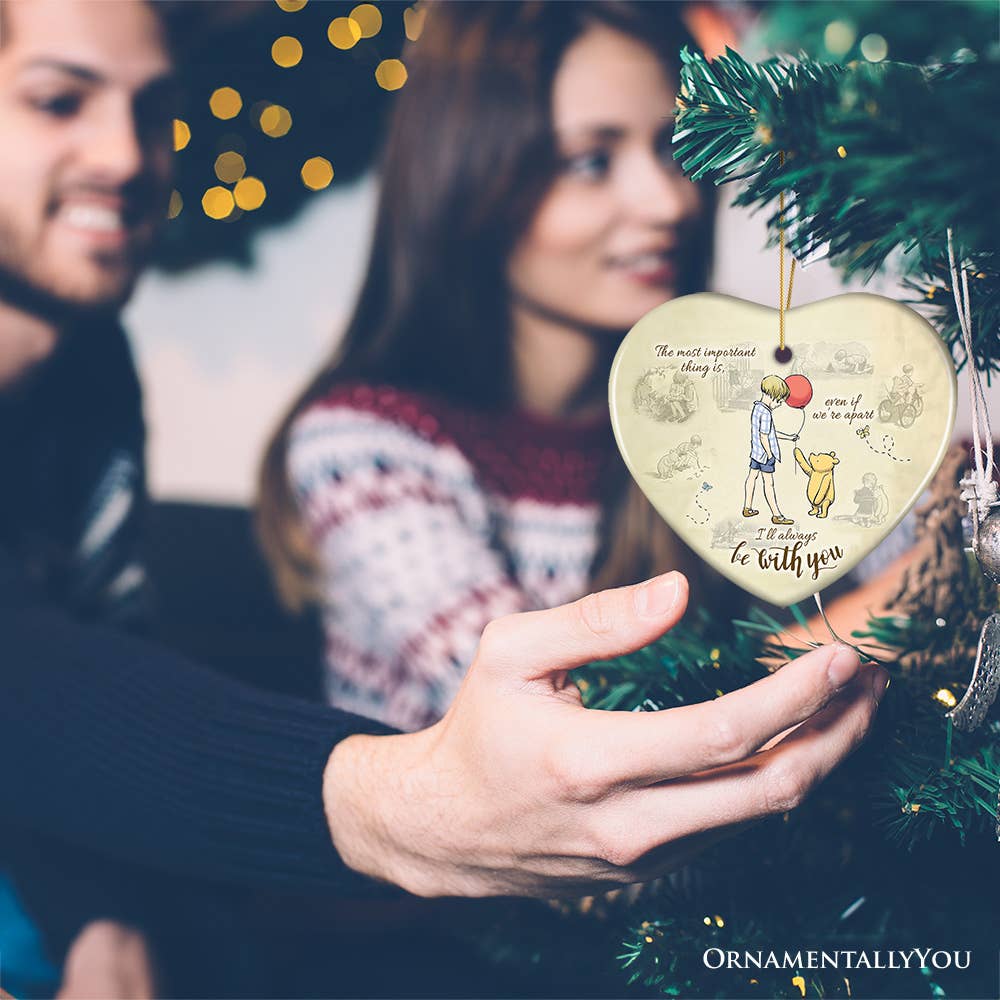 OrnamentallyYou - I'll Always be with You Ornament, Comforting Pooh Bear Gift
