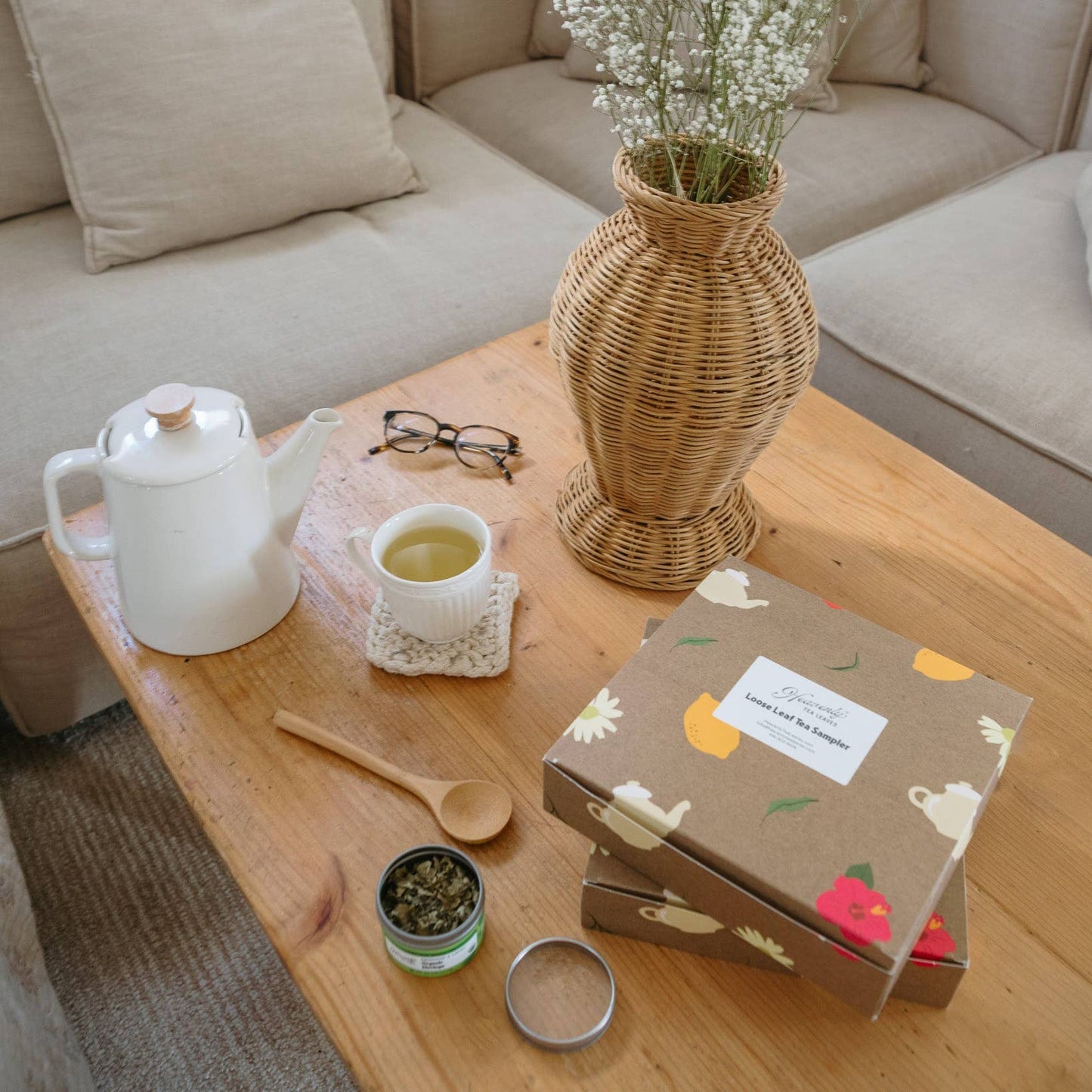 Organic Loose Leaf Herbal Tea Sampler Set